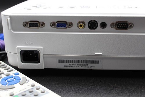 NEC NP110 2200 Lumens DLP Projector w/ Remote Power Cord VGA Cable - Picture 6 of 9