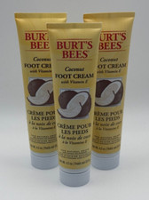 🧴 Burt’s Bees Coconut Foot Cream Bundle of 3 (121g Each) Deep Moisturizing 🌿👣