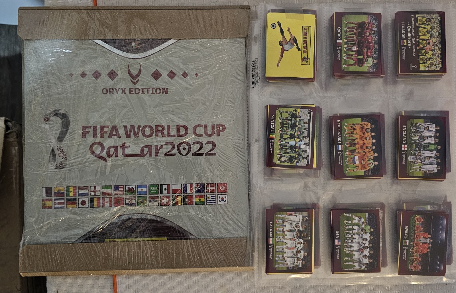 Panini QATAR 2022 ORYX SWISS EDITION COMPLETE Set 670 Stickers -Soft Cover Album