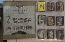 Panini Qatar 2022 oryx edición suiza juego completo 670 pegatinas - álbum de tapa blanda