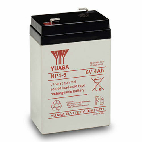 Yuasa Np46 Genesis 6 V 4ah SLA Battery Lead Acid Battery for sale