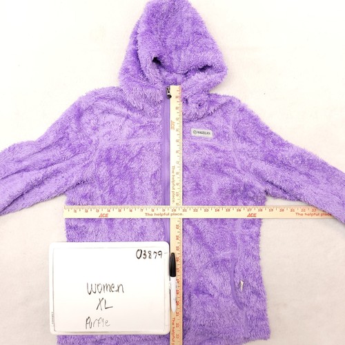 Magellan Long Sleeve Full Zip Outdoor Hoodie Girls Size Extra Large XL Purple - Picture 6 of 9