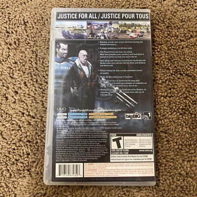 Jeu PSP Pursuit Force: Extreme Justice - Version PAL FR (française) - Cartouche Seule