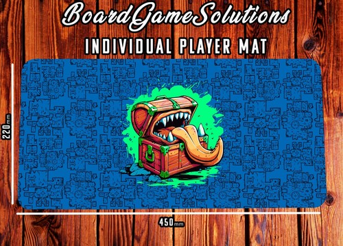 Gemusterte Spielmatte, Nachahmung Brust bedruckt Neopren Karte Tischmatte für Spiele - Bild 1 von 2