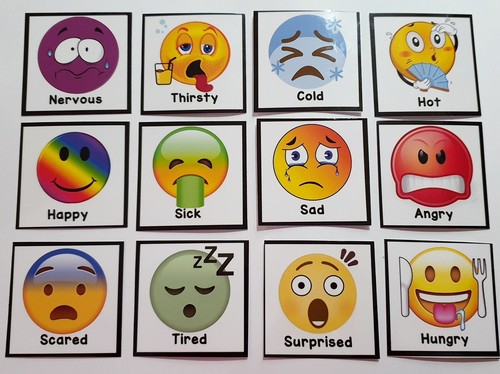 EMOTIONS/FEELINGS - Non Verbal - SEN - Communication - Flash Cards ...