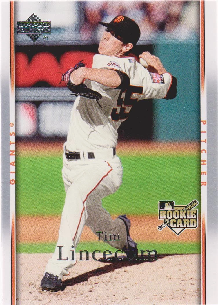 Upper Deck Tim Lincecum Baseball San Francisco Giants Sports
