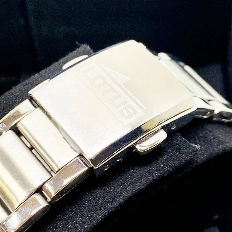 Orologio da uomo LOTUS 15959 cassa minimalista in acciaio inossidabile 316l a... - Immagine 3 di 4