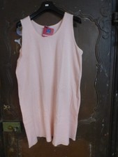 Ancienne combinaison fond de robe  rhovyl femme taille 6 rose fd stock neuve