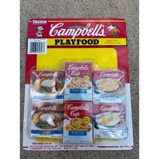 Vintage 1991 Campbells playtime playfood -Campbells set-NIB