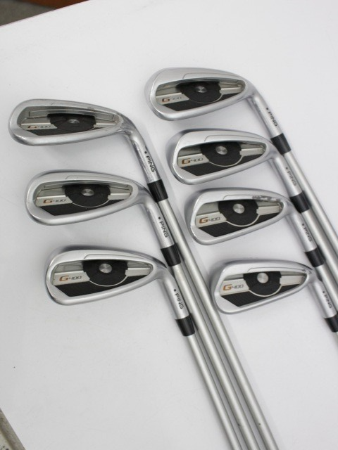 PING - PING G400U5 26度 MCI100 Ping G400 Iron Set 5I - 9I,W,U 7 Clubs MCI90 Flex S Black