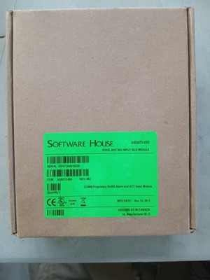 SOFTWARE HOUSE AS0073-000 ROHS APC 8RD 1/8 INPUT BUS MODULE VERSION E/0 NIB