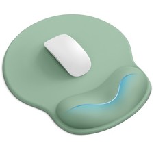 Mouse Pad with Wrist Rest for Desktop Large Ergonomic Mouse Mat Green