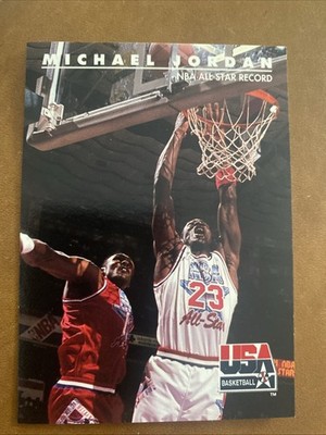 1992 SkyBox USA NBA All-Star Record #43 Michael Jordan