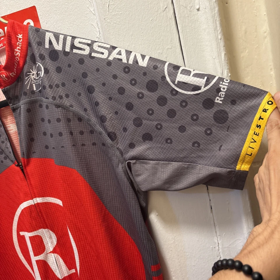 Radio Shack Lance Armstrong Team Cycling Jersey Size XL Full Zip  - Image 4 of 4