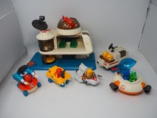 Vintage 1984 Playworld Toys Lil Playmates Space Station Vehicles  Figures Set