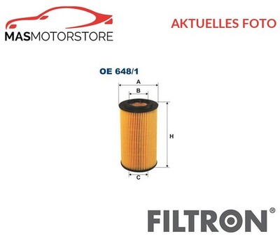 MOTOR ÖLFILTER FILTRON OE648/1 P FÜR SAAB 9-3,9-5 2.2 TID 2.2L 85KW,92KW,88KW