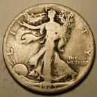 1923 S Walking Liberty Half Dollar 90% Silver VG-F  "As Pictured - Not Cleaned"