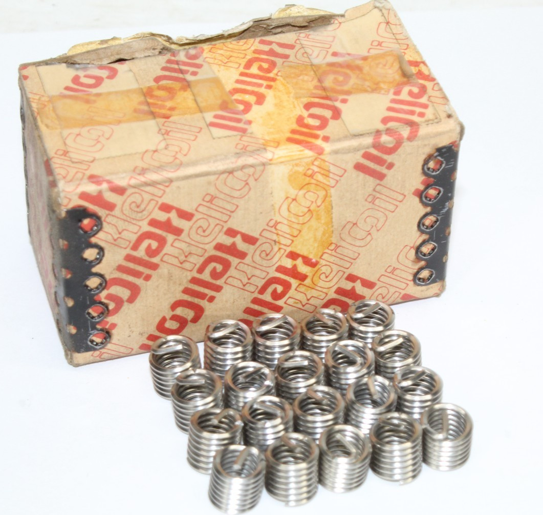 20 New Helicoil 5/16"-18 X 5/8" Stainless Steel Thread Inserts USA - VINTAGE