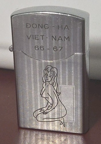 Vintage Original VIETNAM WAR DONG-HA 1966 1967 Zenith Cigarette & Pipe Lighter