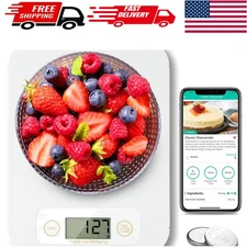Precision Digital Food Scale - Track Calories, Protein & Nutrients Effortlessly