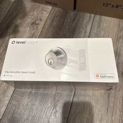 Level Lock+ Plus Apple Home Keys Edition Smart Lock Satin Nickel