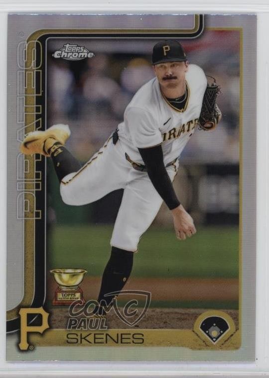 2025 Topps Chrome Refractor Paul Skenes #300