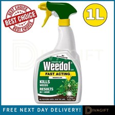 Image of WEEDOL FAST ACTING WEEDKILLER SPRAY 1L READY TO USE KILLS WEEDS QUICKLY NEW