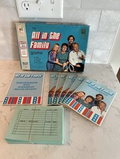 All in the Family TV Show Archie Bunker 1972 Milton Bradley Game Complete LC26