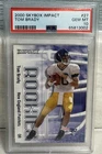 2000 SkyBox Impact Tom Brady RC #27 PSA 10 GEM MINT Rookie Patriots GOAT 🔥