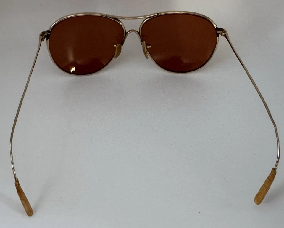 ~✨ Gafas de sol de aviador vintage American Optical Full Vue 01710 llenas de oro de 12 k Foto 3 de 4