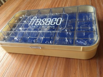 Frasaco Strip Crowns 142 Stück provisorische Dental Kronen glasklar in Box unben