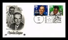 DR JIM STAMPS US COVER BING CROSBY & NAT KING COLE POPULAR SINGERS FDC COMBO