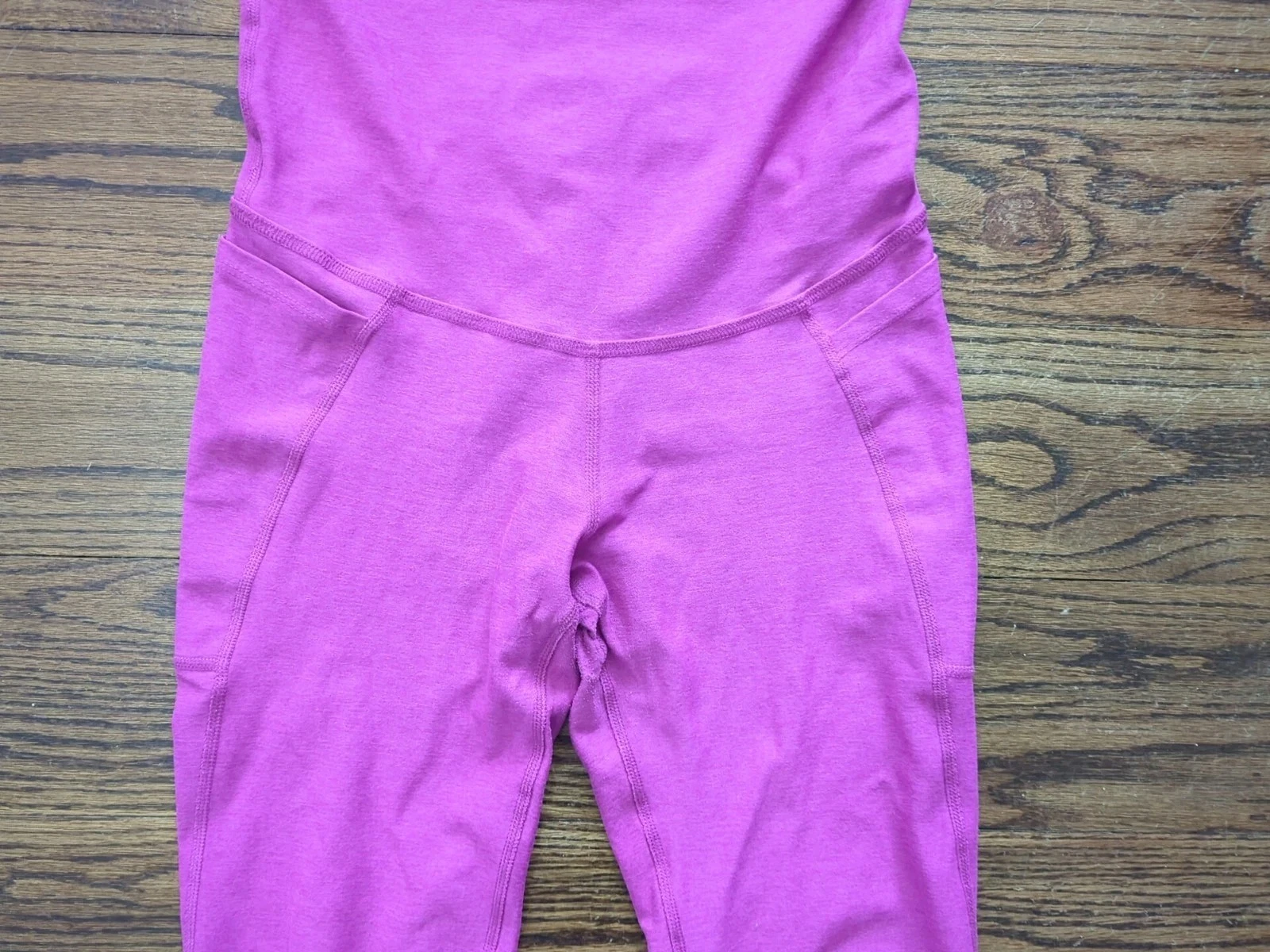 beyond-yoga beyond the bump maternity side pockets leggings