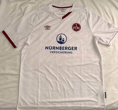 1 FC Nurnberg 2020/21 Away Jersey XXL Umbro White FCN Soccer Shirt New