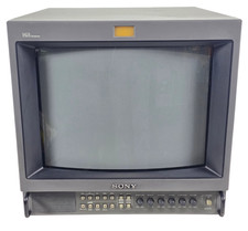 Sony PVM-1454Q Trinitron 14" CRT Color Video Monitor Tested Japan #011