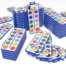 Shuttle Art Water Color Paints, 12 Colors - 60 Pack