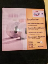 Etichette per prezzatrice avery 1 linea adesivo removibile