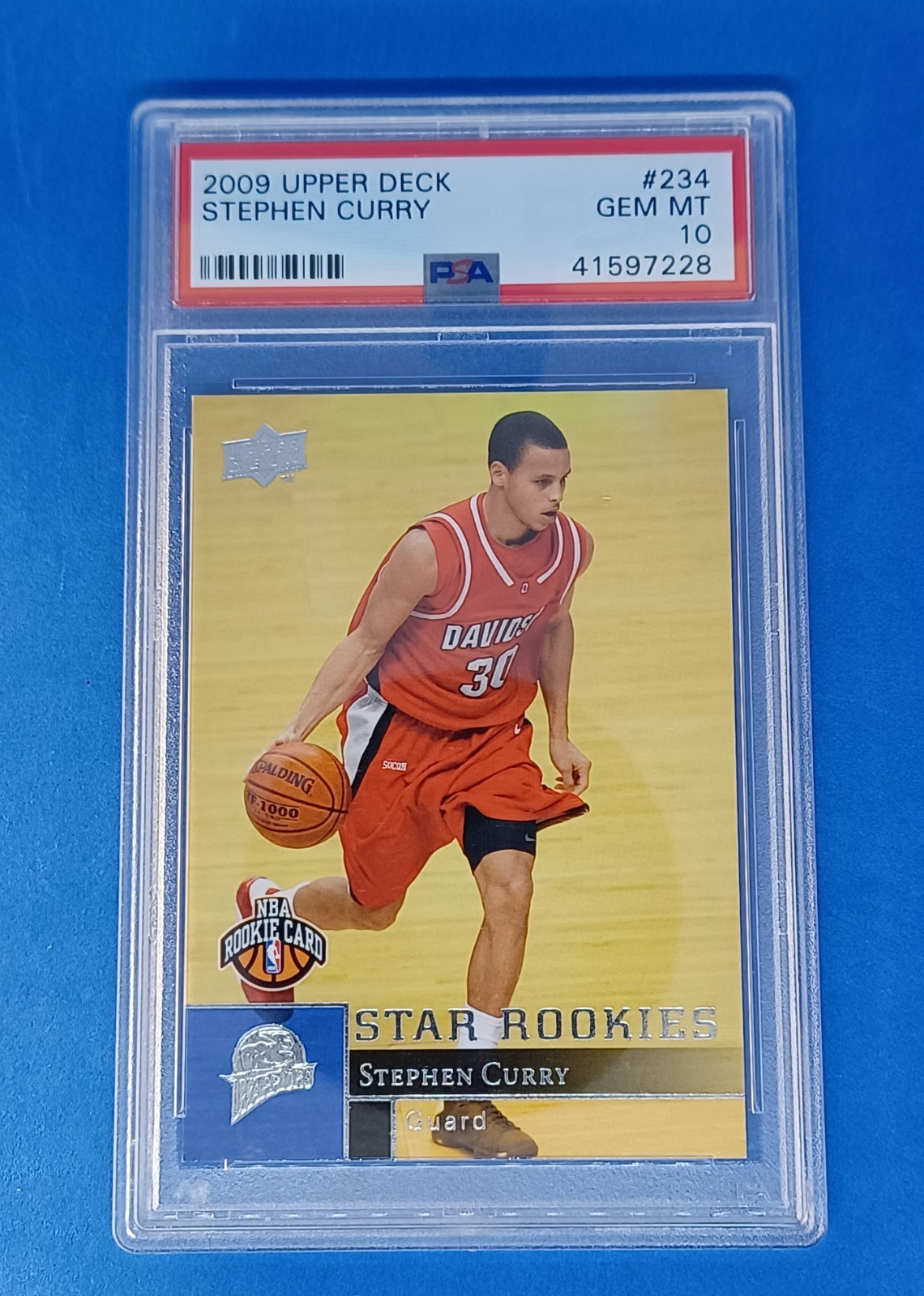 STEPHEN CURRY PSA 10 2009-10 UPPER DECK #234 STAR ROOKIES RC  WARRIORS Rookie