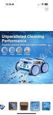 Robotic Pool Vacuum, Robotic Pool Cleaner for Inground Pools 180 Mins