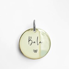 Personalized Cat Dog ID Tag MW007 Engraved Name Metal Charm Anti-Lost