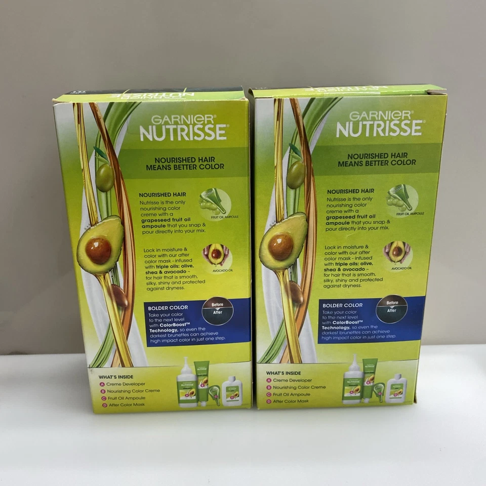 2X Garner Nutrisse Ultra Color - Creme de cor de cabelo azul-petróleo TL1 intenso profundo - Imagem 4 de 4