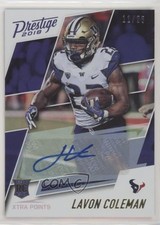 2018 Prestige Rookie Xtra Points Gold Signatures 11/25 Lavon Coleman Auto 0c2