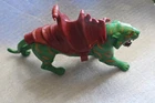 VTG 1980'S MOTU BATTLE CAT GREEN TIGER W/SADDLE, HE-MAN MASTERS OF THE UNIVERSE
