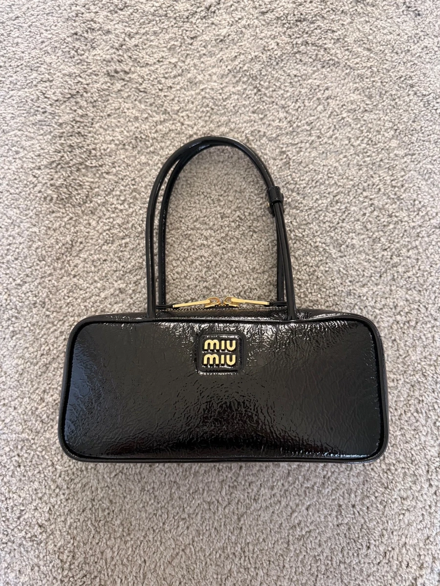 Miu Miu Black Patent Bags & Handbags for Women for sale | eBay