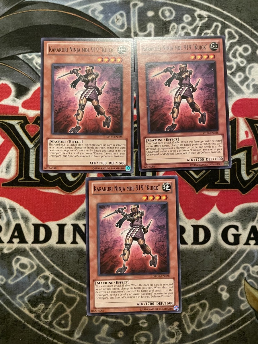 Yu-Gi-Oh! 3x Karakuri Ninja Mdl 919 