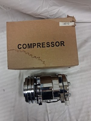 Chrome AC compressor Northern Radiator 500-9900 Sanden SD508