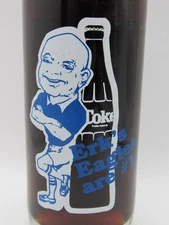 GEORGIA SOUTHERN UNIVERSITY - Coca Cola Bottle - Erk's Eagles Footballl - 1986