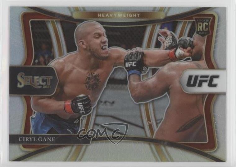 2021 Panini Select UFC Premier Level Silver Prizm Ciryl Gane #180 Rookie RC 0b5q
