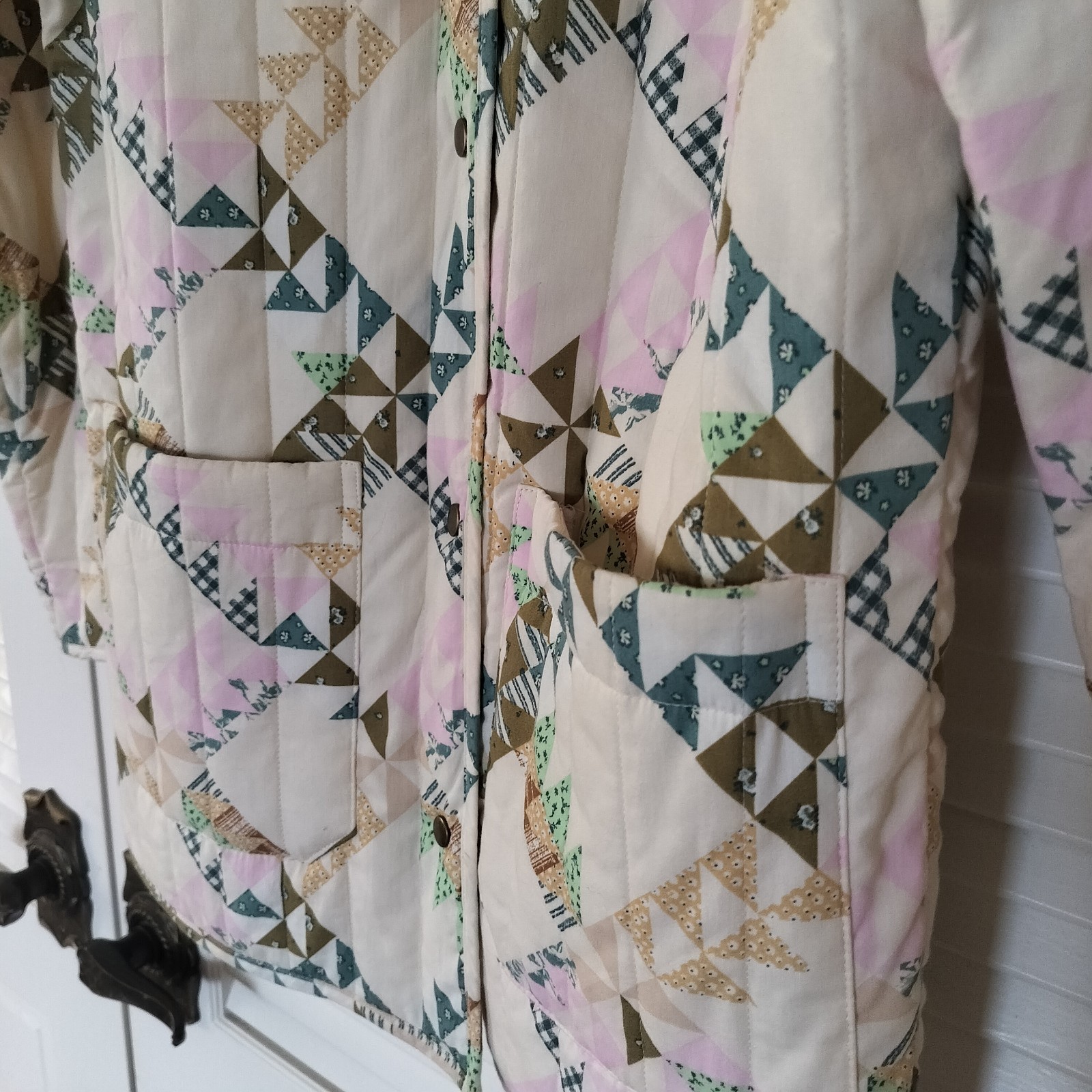 Universal Thread Patchwork Quilted Jacket Women’s… - image 4