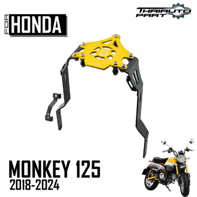 Yellow Set Front Fender Mud Guard Bracket Low Down For Honda Monkey Z125 2018-24